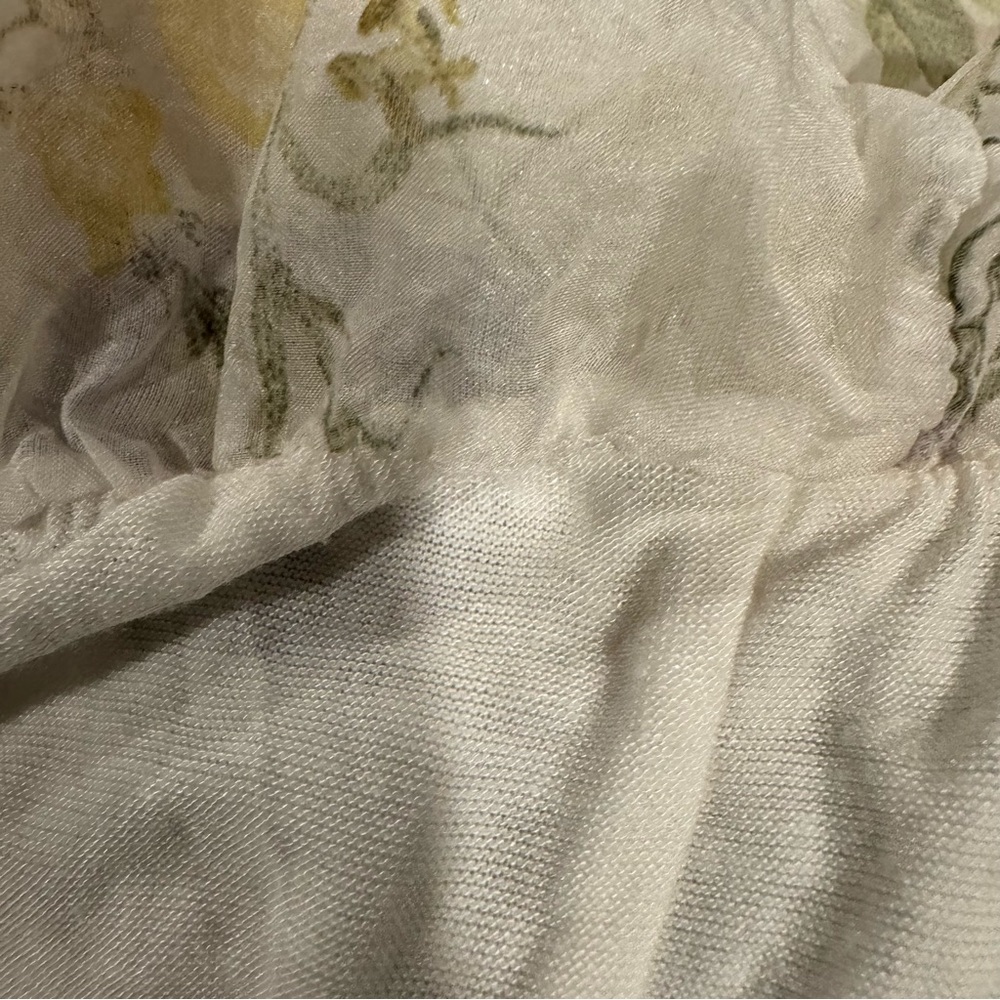 Tendenze Floral 100% Silk Top Size Small Defective - Picture 3 of 13